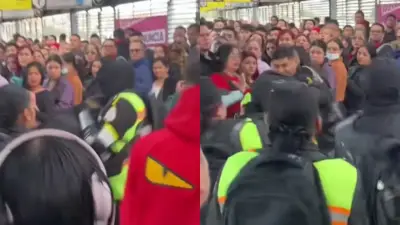 Pelea en TransMilenio entre guardia y colado se vuelve viral en redes sociales