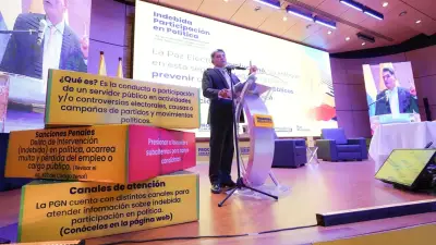 Procuraduría lanza estrategia 'La línea que no se cruza' para elecciones 2026
