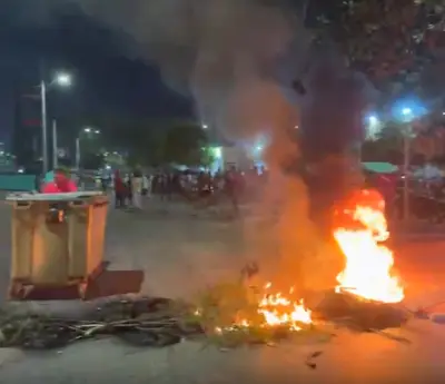 Protesta en Cartagena por falta de agua en conjunto residencial