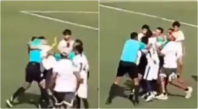 Árbitro FIFA Kéiner Jiménez agredido por padre en torneo Sub-15 en Valledupar
