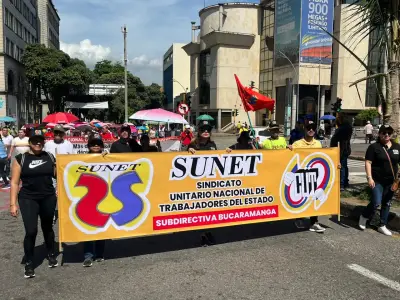 Sindicatos marchan en Bucaramanga el 1 de mayo en apoyo a reformas