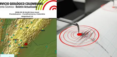 Sismo de magnitud 2.5 en Paratebueno, Cundinamarca: sin daños reportados