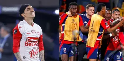 Tolima y DIM salvan la patria en Libertadores; Santa Fe y Junior se hunden