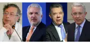 Asistencia a debates presidenciales: Petro, Duque, Santos y Uribe