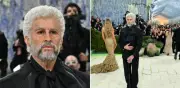 Bad Bunny impacta en la Met Gala 2026 con un look envejecido y maquillaje prostético