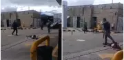 Balacera frente a estación de TransMilenio en Soacha causa pánico