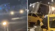 Bus del MIO choca contra cuatro vehículos y vuelca en Cali: siete heridos