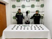 Capturan a mujer con 27 dosis de marihuana en Bucaramanga