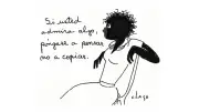 Caricatura de Nieves: Humor político sobre el plagio