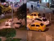 Conductor ebrio choca frente a hospital en Suba y deja un herido