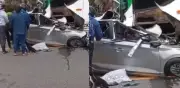 Cuatro muertos en choque frontal entre auto y bus en vía Villavicencio-Yopal