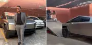 Diputado argentino genera polémica con su Tesla Cybertruck sin placas