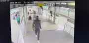Encapuchados vandalizan estación Calle 76 de TransMilenio en Bogotá