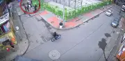 Hombre irrumpió en colegio de Engativá y agredió a su hijo; cámaras permitieron su captura