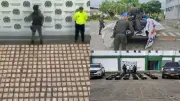 Incautan 2 toneladas de droga en operativos viales en el Valle del Cauca