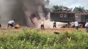 Incineran camión con fruto de palma en zona rural de Puerto Rico, Meta