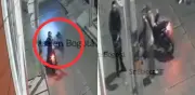 Joven se defiende de ladrones con patada voladora en Bogotá