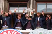 Luis Díaz, la gran figura en la celebración del título del Bayern Múnich