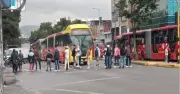 Manifestación en la avenida Primero de Mayo afecta movilidad en Bogotá