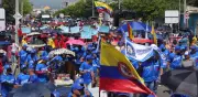 Marcha del Día del Trabajo en Barranquilla transcurrió sin incidentes y con fuerte carga política