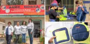 Mujeres de Nobsa transforman overoles en bolsos para desfile de moda sostenible