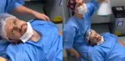 Padre se desmaya en sala de partos al presenciar nacimiento de su hija en Brasil