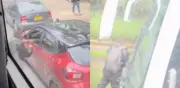Pánico en Bogotá: hombre armado asalta a conductor atrapado en trancón de la Boyacá