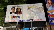 Polémica en Florencia por valla de Cepeda con imagen de Petro