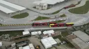 Portal El Vínculo en Soacha inicia pruebas con buses de TransMilenio