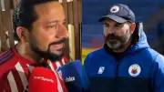 Presunto escupitajo de técnico del Pasto a hinchas de Junior genera polémica