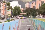 Protestas en Bogotá cierran varias estaciones de Transmilenio en la calle 72