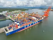 Puerto Aguadulce en Buenaventura atendió el barco más grande de Colombia