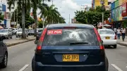 ¿Realmente funciona el letrero 'NO PDA' en los carros?