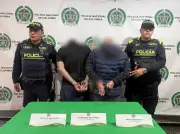 Roban mercancía millonaria en bodega textil y caen tras operativo aéreo en Bogotá