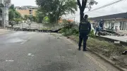 Tragedia en Girón: ingeniero muere al colapsar puente peatonal por tractomula