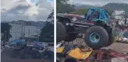 Tres víctimas fatales en accidente de monster truck en Popayán: 40 heridos