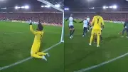 Video revela qué hizo el arquero de Corinthians ante Santa Fe en Copa Libertadores