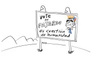 Vota por Fajardo: la caricatura que invita al cambio en Colombia