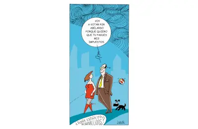 Cándida: la caricatura de Jarápe que critica la política