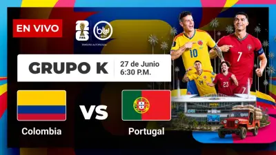 Colombia vs Portugal EN VIVO: partido clave por el liderato del Grupo K en el Mundial 2026