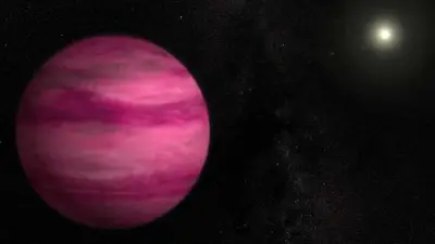 El Planeta Rosa GJ 504b revela su atmósfera con nubes de sal gracias al James Webb