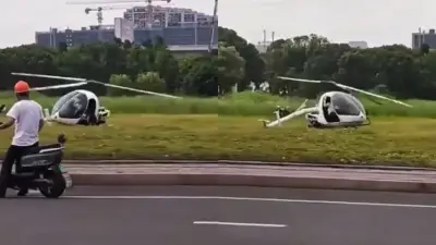 Helicóptero sufre falla mecánica en China: momentos de pánico en Changzhou