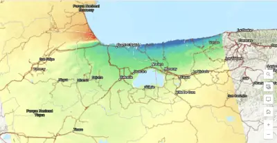 Mapa satelital revela deformación de hasta 40 cm tras terremotos en Venezuela
