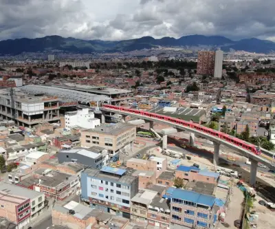 Metro de Bogotá llega por primera vez a estación 4 en Kennedy en pruebas