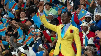 Michel Kuka: el hincha congoleño que encarna a Patrice Lumumba en el Mundial