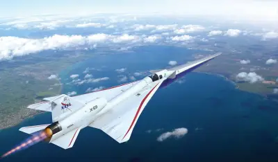 NASA logra hito: avión X-59 vuela más rápido que el sonido