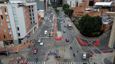 Nuevos cierres en la Séptima por obras frente a la Fundación Santa Fe