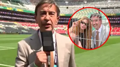 Periodista argentino interrumpe transmisión para pedirle foto a Shakira en el Mundial 2026