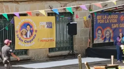 Polémica en San Gil por vallas de Iván Cepeda sin permiso en la Alcaldía