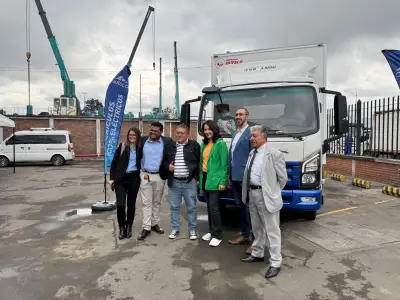 Primer camión 100% eléctrico financiado por Foncarga en Bogotá